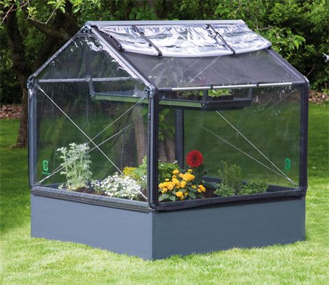 GrowCamp drivhus 1,4 m² (højbed, PVC)