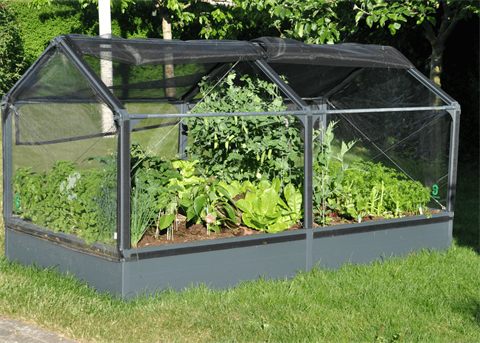 GrowCamp drivhus 2,8 m² (højbed, PVC)