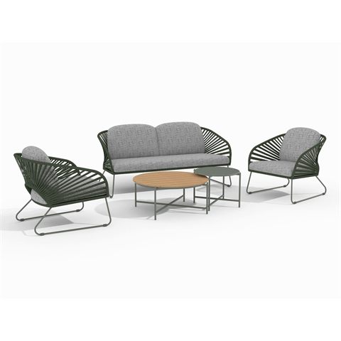 Novella loungesæt, grøn