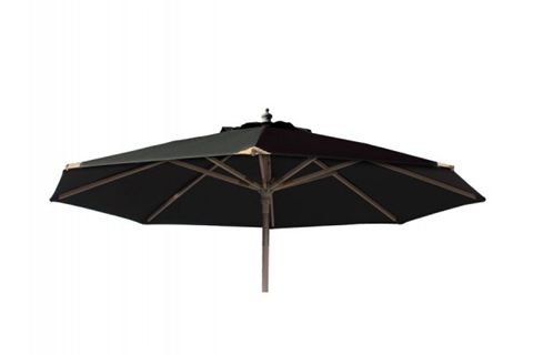 Signe parasol Ø2,5 m med tilt (sort)