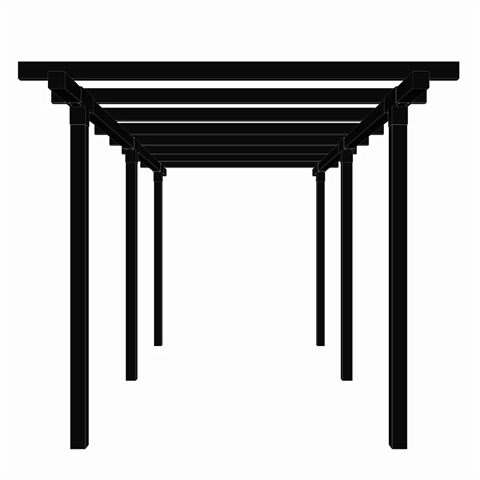 PLUS pergola dobbelt, 2 moduler