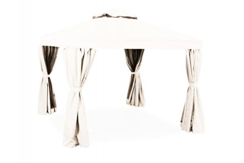 Luxus pavillon med sider og myggenet, 3 × 3 m