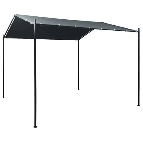 vidaXL havepavillon i stål, 3 × 3 m