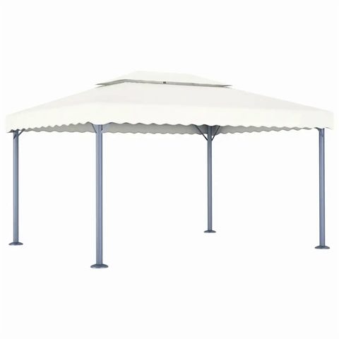 vidaXL pavillon i alu, 400 × 300 cm