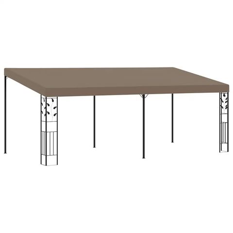 vidaXL vægmonteret pavillon, 6 × 3 m