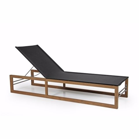 Brafab Vevi solseng i teak og rustfrit stål